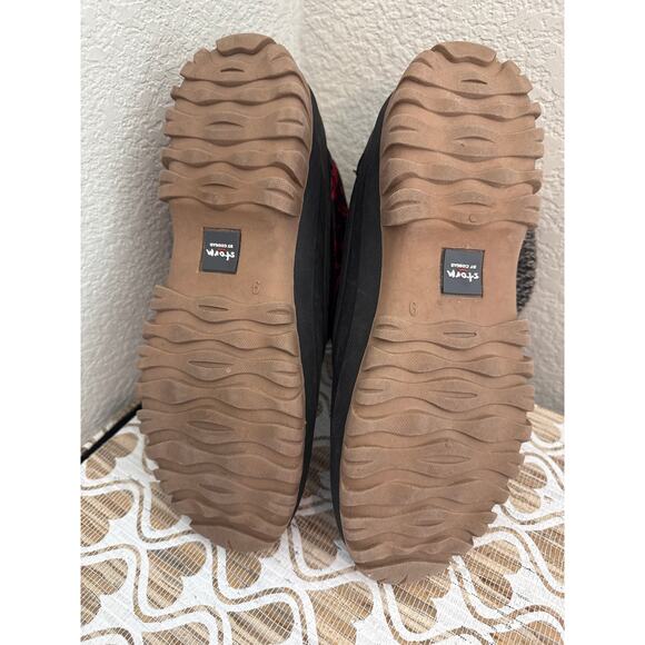 Storm by Cougar Black and Red Plaid WaterProof Snow/Rain Boots Size 9M - Picture 5 of 7